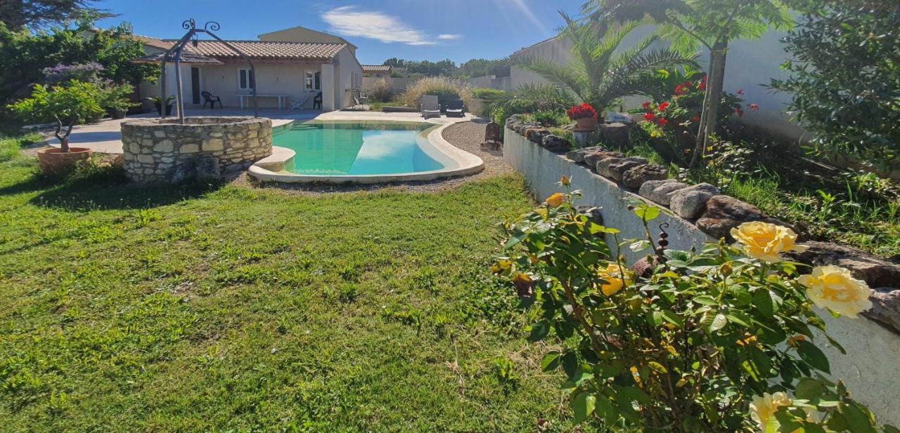 Villa Coquet 2 pièces au calme avec piscine  Fontvieille Esterno foto